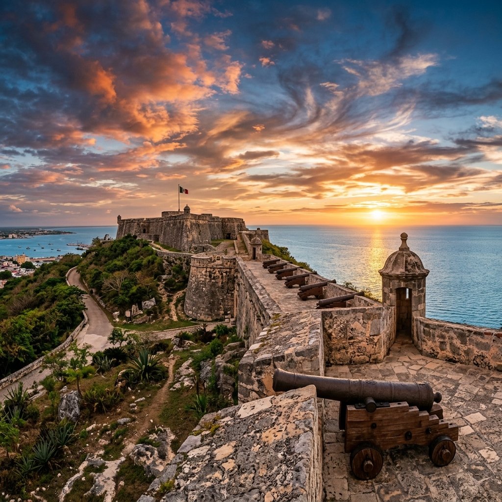 Fuerte de San Miguel — colonial fortress overlooking the Gulf of Mexico
