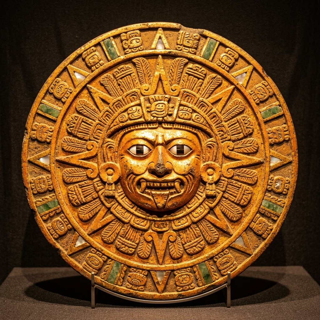 Ancient Maya artifact of Kinich Ahau — The Sun God