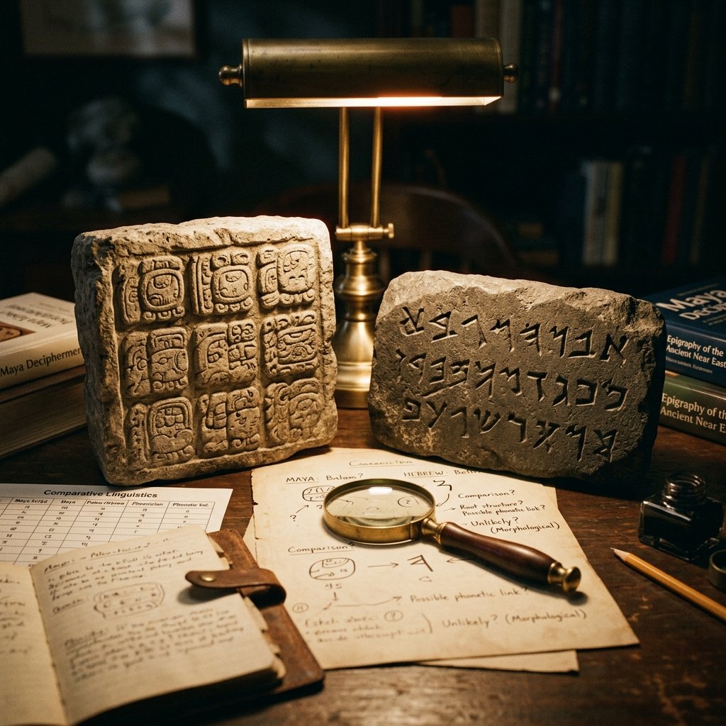 Hebrew influences in Maya writing