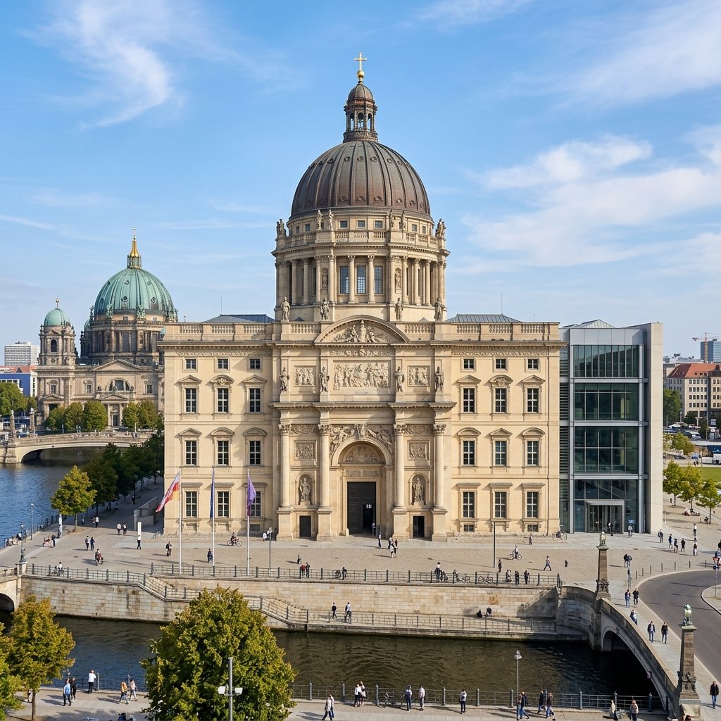 Humboldt Forum exterior in Berlin — reconstructed Baroque palace