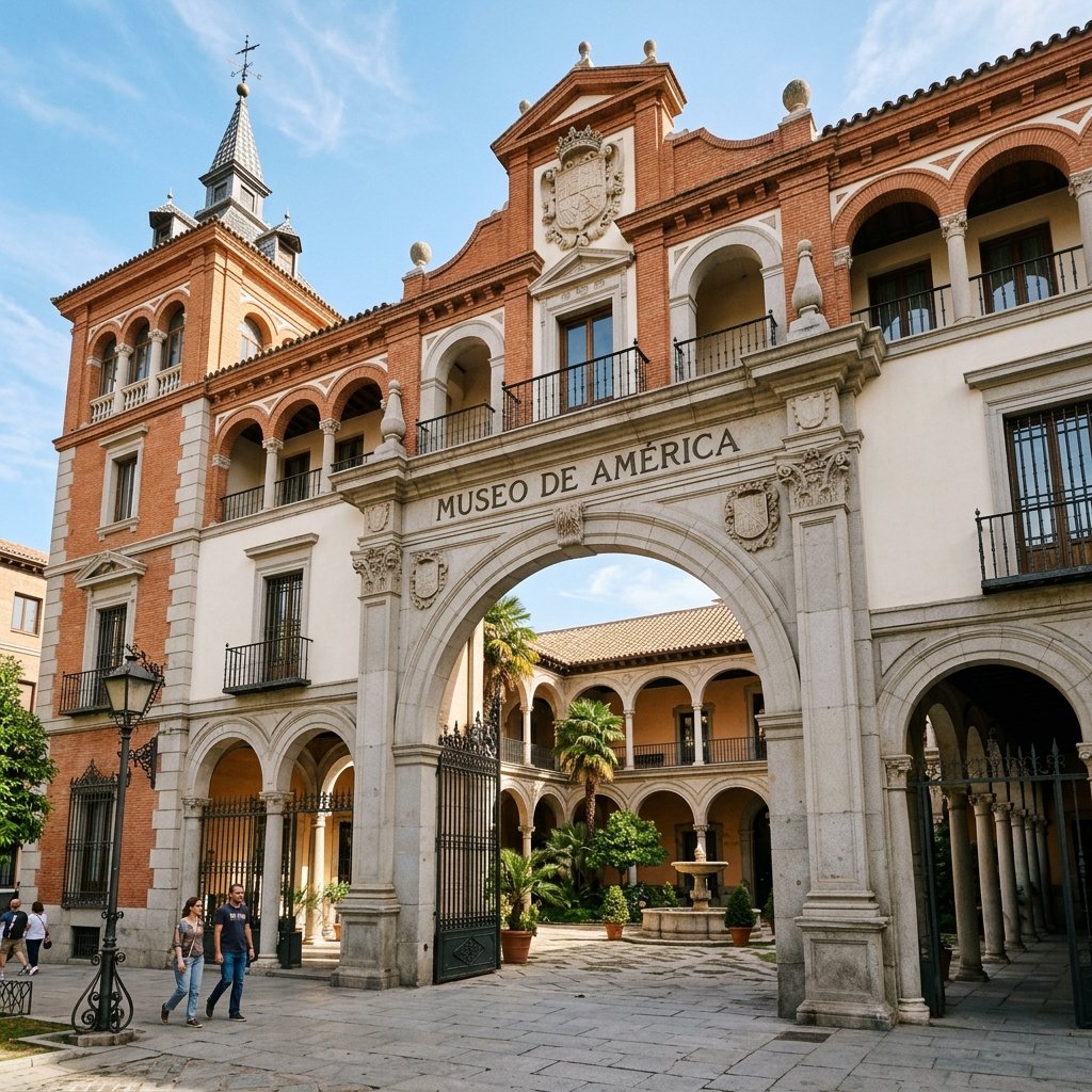 Museo de América exterior in Madrid, Spain