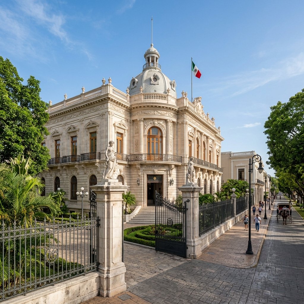 Palacio Cantón — elegant Beaux-Arts mansion on Paseo de Montejo, Mérida