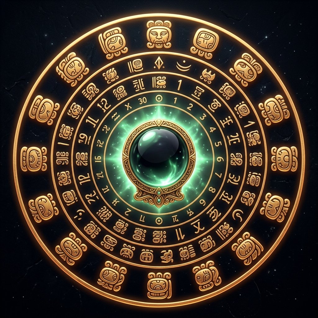 Maya zodiac wheel