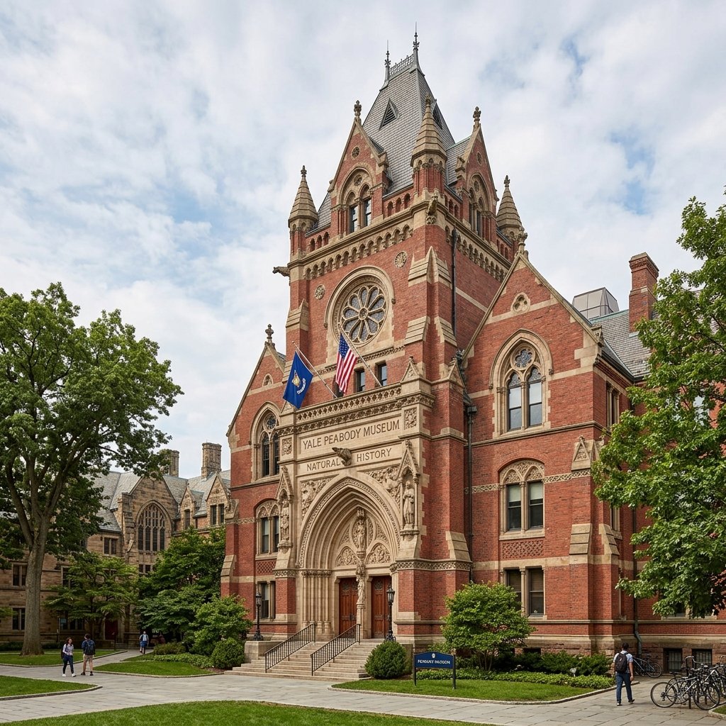 Yale Peabody Museum — Victorian Gothic building